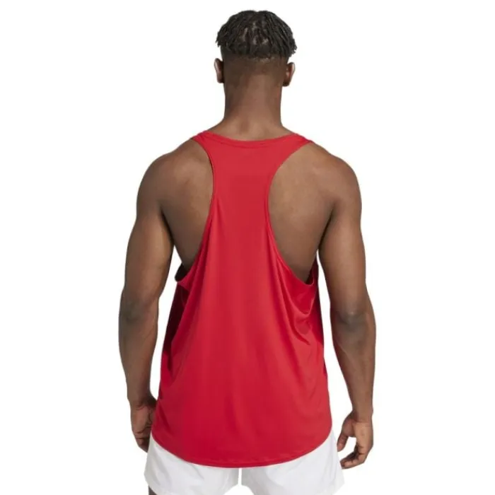 adidas Running Tops & T-shirts^Adizero E Singlet Red
