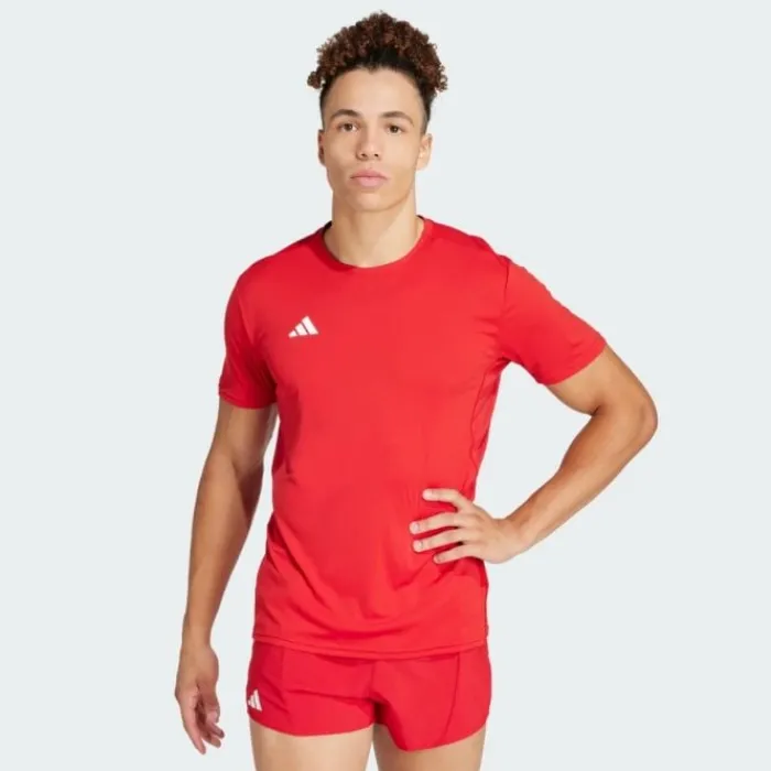 adidas Running Tops & T-shirts^Adizero Running T-shirt Red