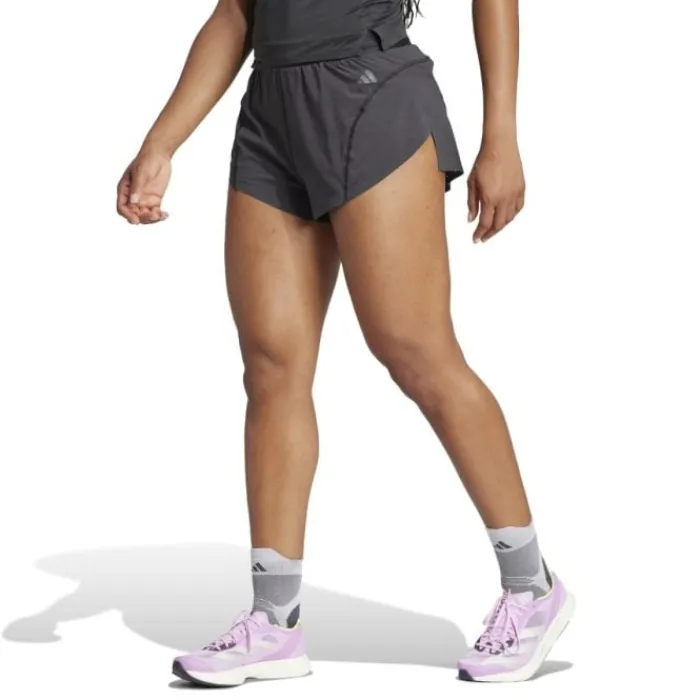 adidas Running Shorts^Adizero Split Shorts Black