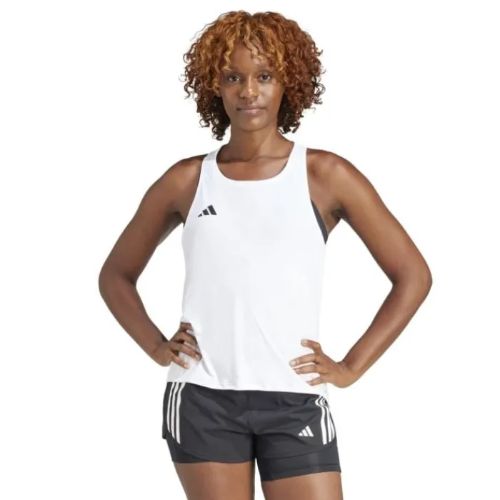 adidas Running Tops & T-shirts^Adizero Tank White