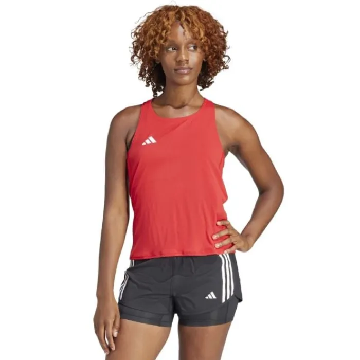 adidas Running Tops & T-shirts^Adizero Tank Red