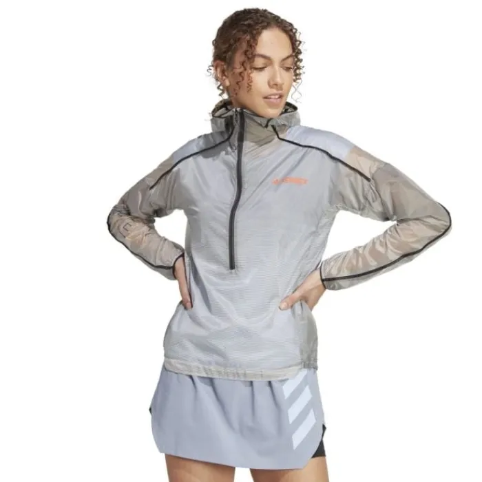 adidas Running Jackets^AGR Pro WW Jacket Grey