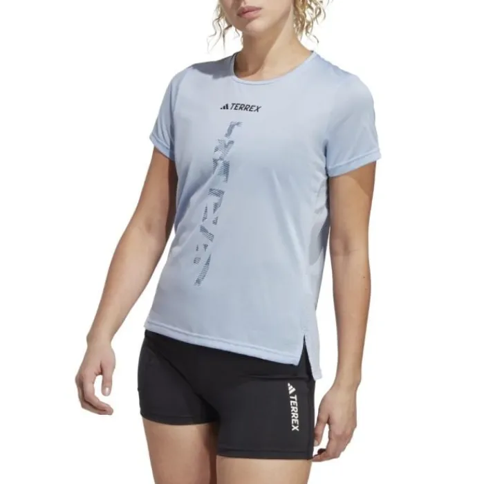 adidas Running Tops & T-shirts^AGR Shirt Blue