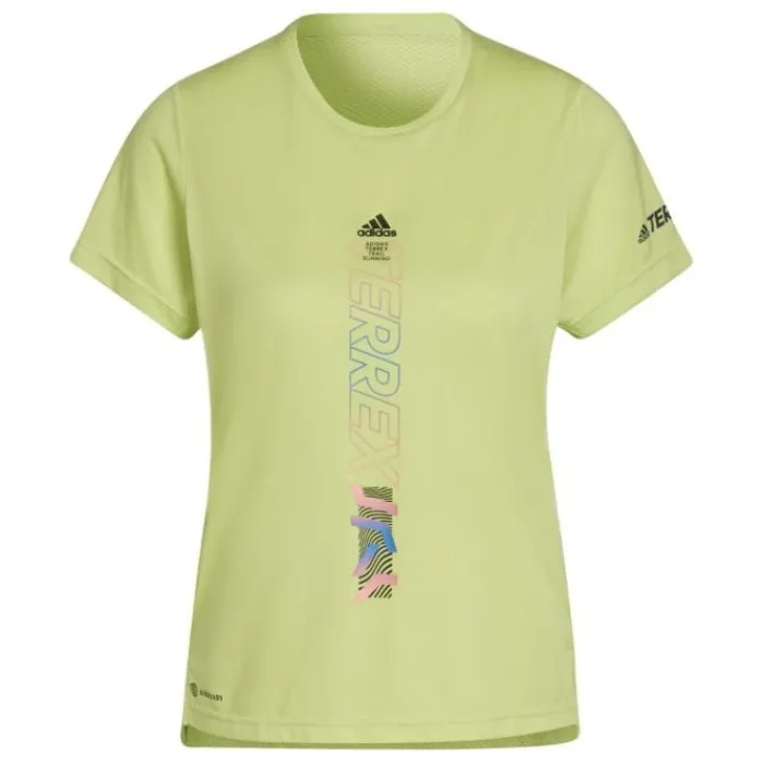 adidas Running Tops & T-shirts^Agravic Shirt Green