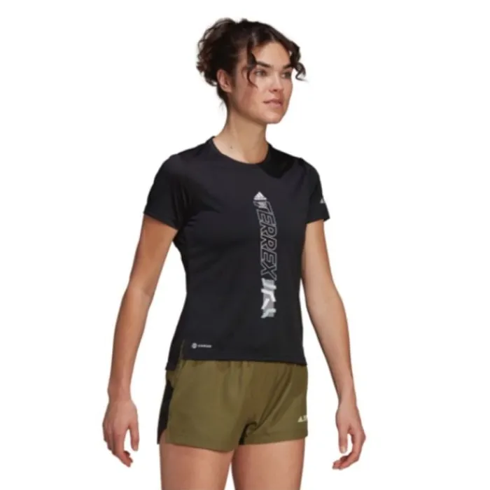 adidas Running Tops & T-shirts^Agravic Shirt Black