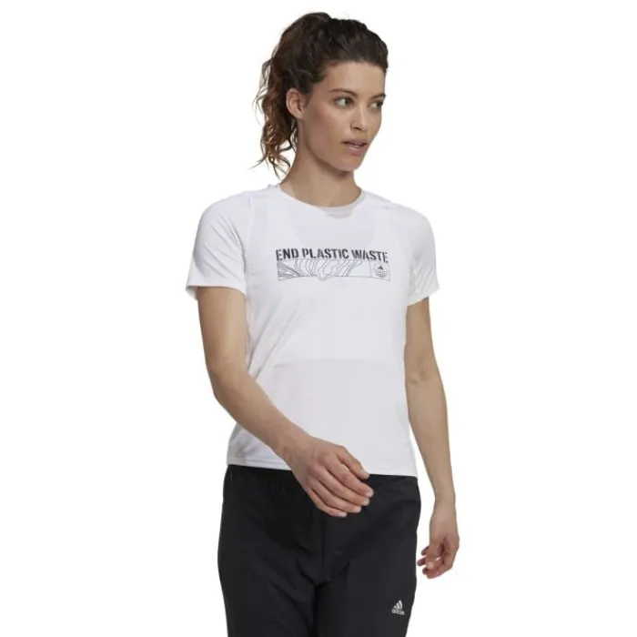 adidas Running Tops & T-shirts^Epw G T-Shirt White