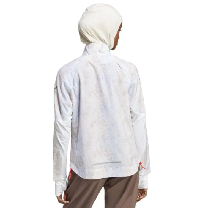 adidas Running Jackets^Fast Aop Jacket White