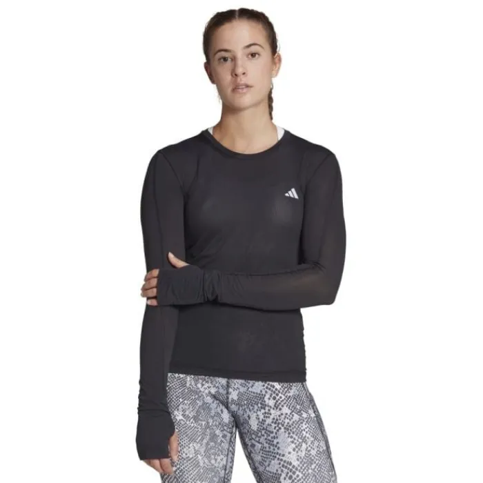adidas Running Tops & T-shirts^Fast Long Sleeve Black