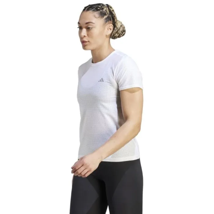 adidas Running Tops & T-shirts^Fast Tee White