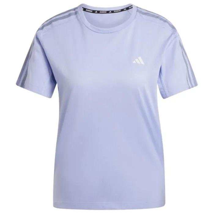 adidas Running Tops & T-shirts^Own The Run E 3-Stripes T-shirt Blue