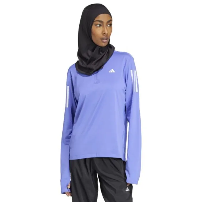adidas Running Tops & T-shirts^Own The Run Half-Zip Long Sleeve Purple