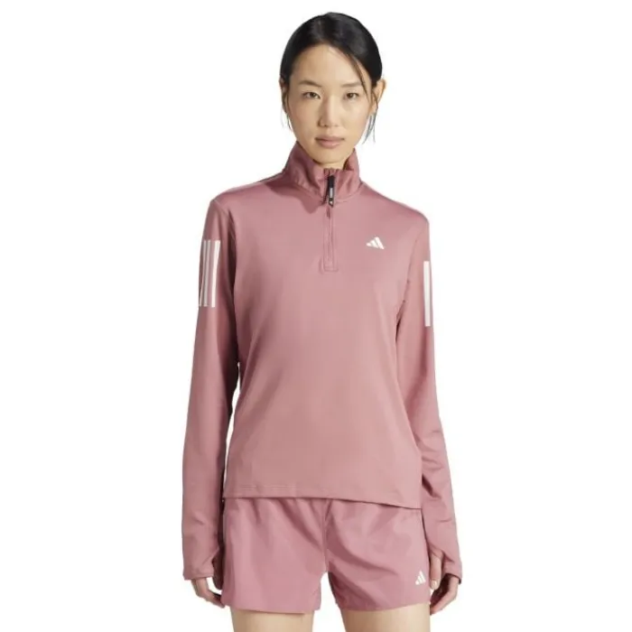 adidas Running Tops & T-shirts^Own The Run Half-Zip Long Sleeve Rose