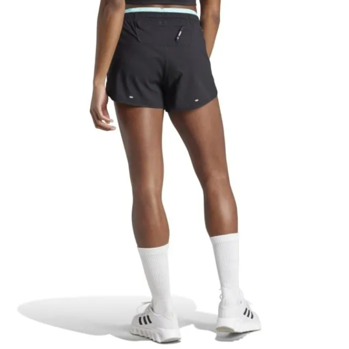 adidas Running Shorts^Own The Run 3-Stripe 4" Shorts Black