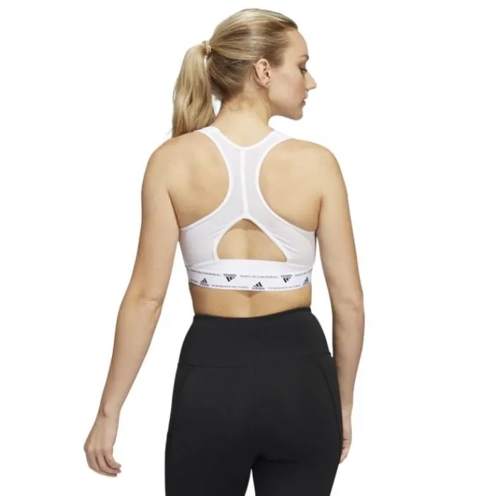 adidas Sports Bras^Powerreact Medium-Support BH White