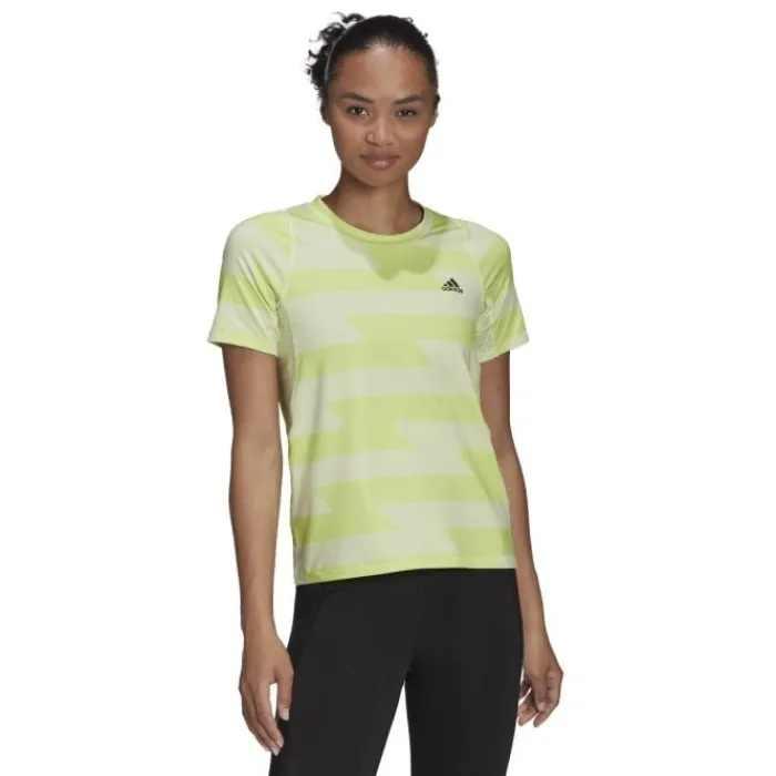 adidas Running Tops & T-shirts^Rn Fast Aop T-Shirt Green