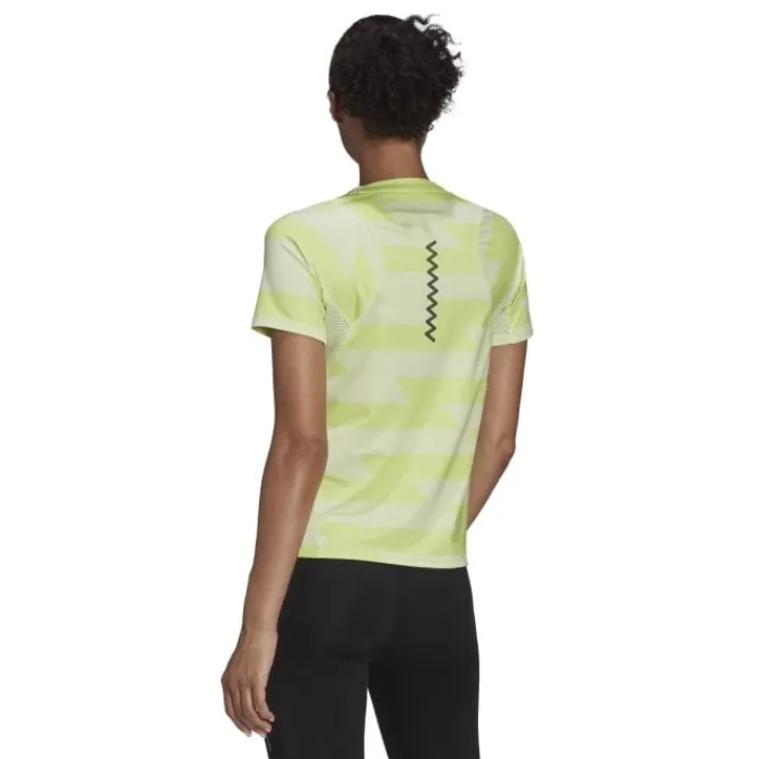 adidas Running Tops & T-shirts^Rn Fast Aop T-Shirt Green