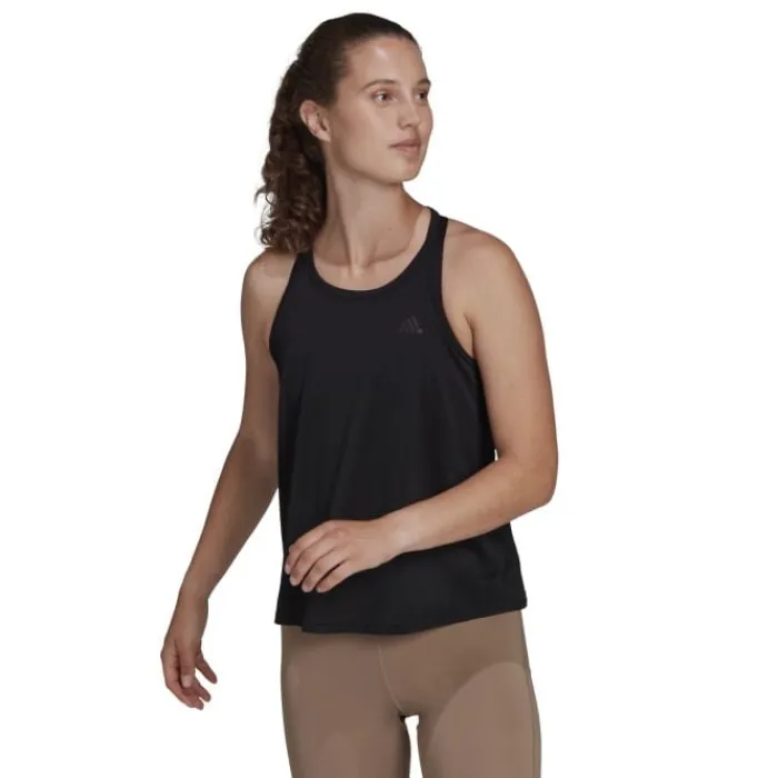 adidas Running Tops & T-shirts^Run Fast Parley Tank Black