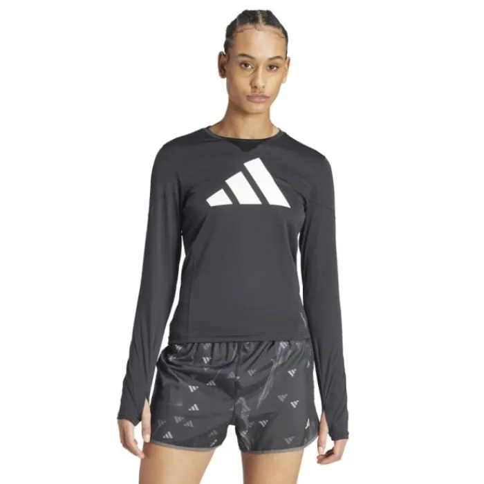 adidas Running Tops & T-shirts^Run It Long-Sleeve Tee Black