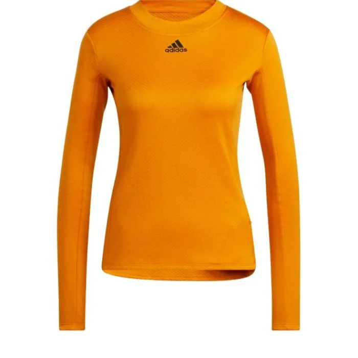 adidas Running Tops & T-shirts^Trn Ls Cold.Rdy Orange