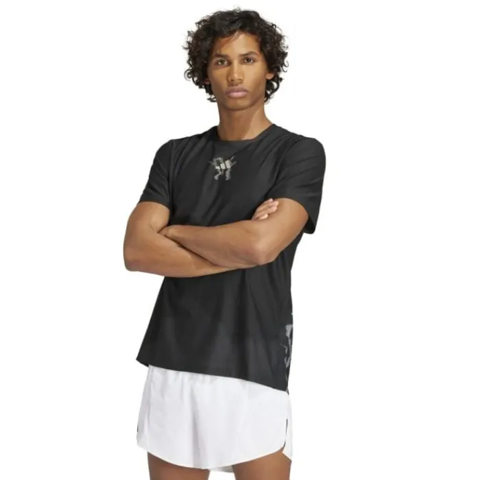 adidas Running Tops & T-shirts^Ultimate UB T-shirt White