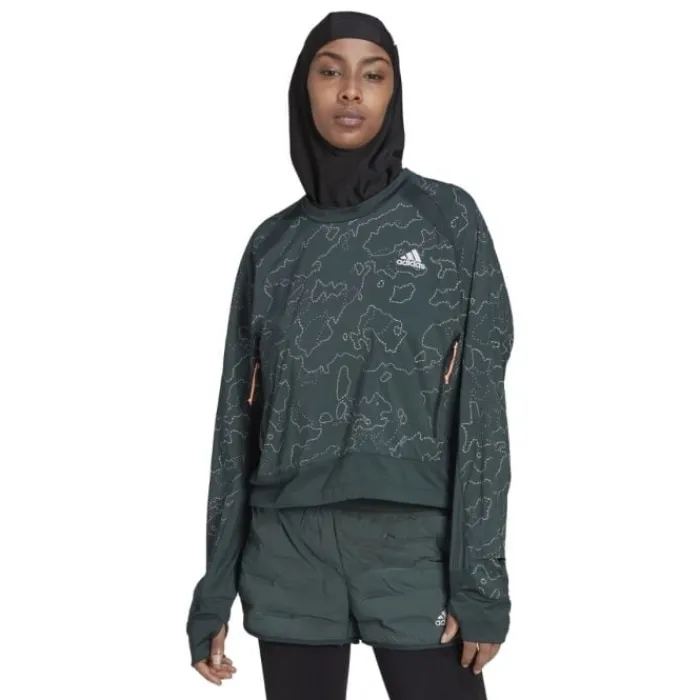 adidas Running Jackets^Xcity Cover Up Green