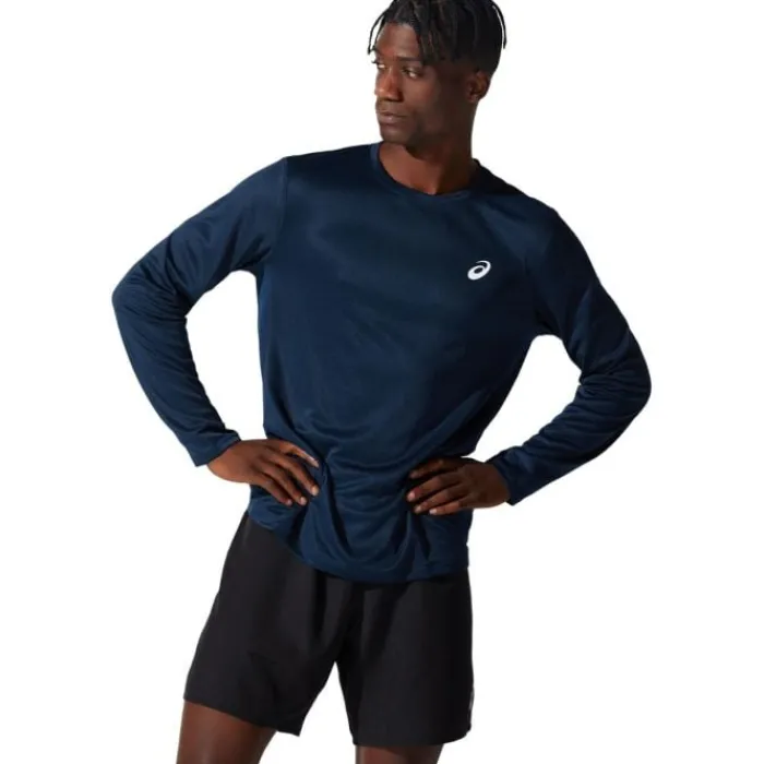 Asics Running Tops & T-shirts^Core LS Tee Blue