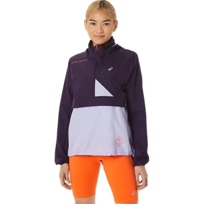 Asics Running Jackets^Fujitrail Anorak Purple