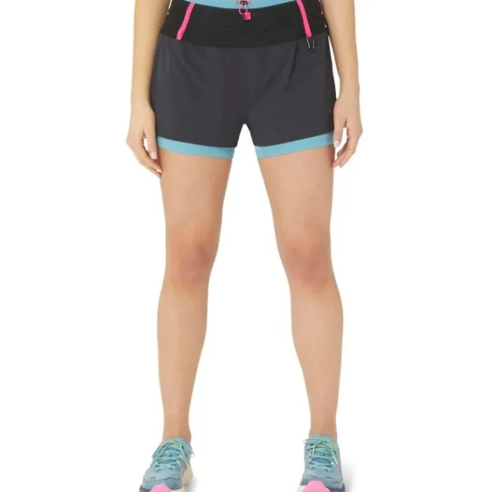 Asics Running Shorts^FujiTrail 2IN1 Short Black