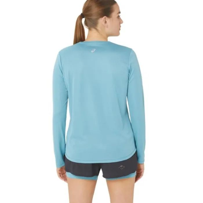 Asics Running Tops & T-shirts^FujiTrail Logo LS Top Blue