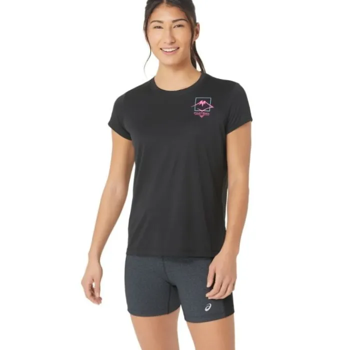 Asics Running Tops & T-shirts^FujiTrail Logo SS Top Black