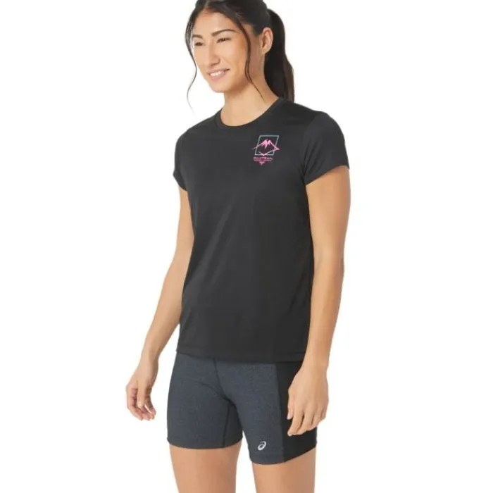 Asics Running Tops & T-shirts^FujiTrail Logo SS Top Black