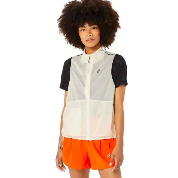 Asics Running Vests^Metarun Packable White