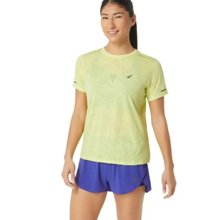 Asics Running Tops & T-shirts^Metarun Pattern SS Top Yellow