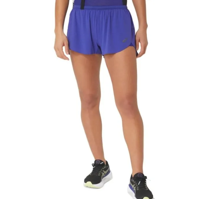 Asics Running Shorts^Metarun Split Short Blue