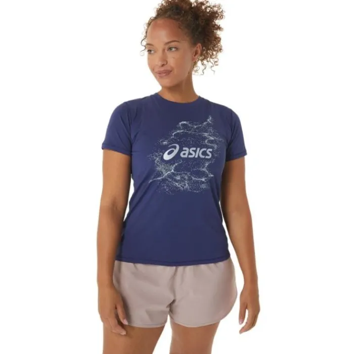 Asics Running Tops & T-shirts^Nagino Graphic Run SS Top Blue