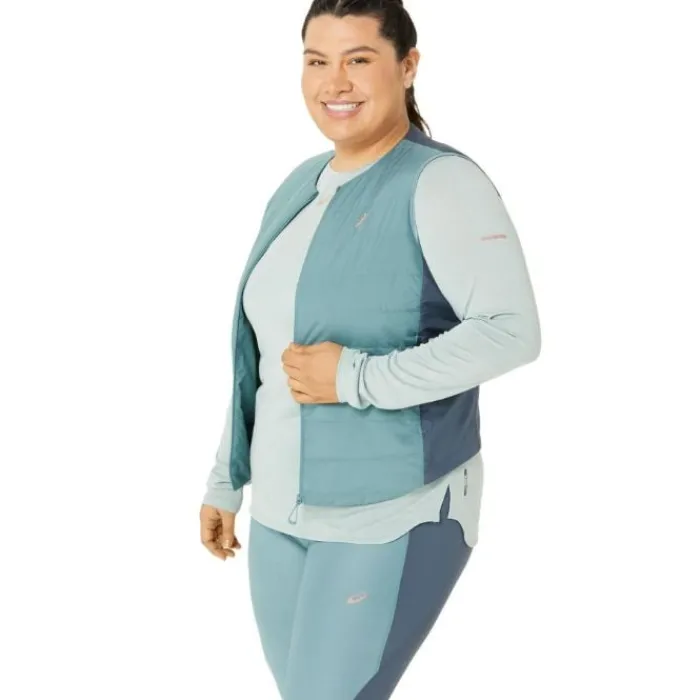 Asics Running Vests^Nagino Padded Vest Blue