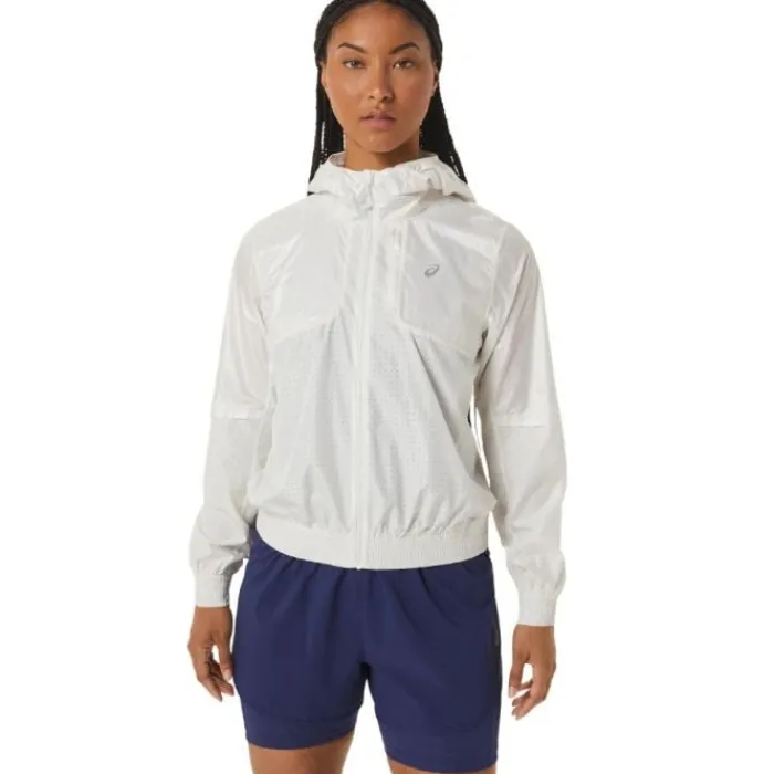 Asics Running Jackets^Nagino Run Jacket White