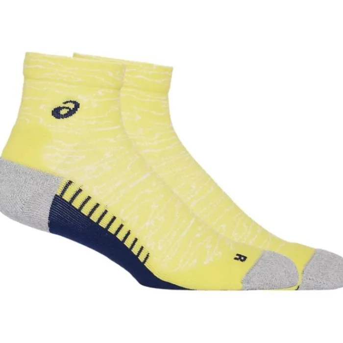 Asics Socks | Running Socks^Performance Run Sock Quarter Yellow
