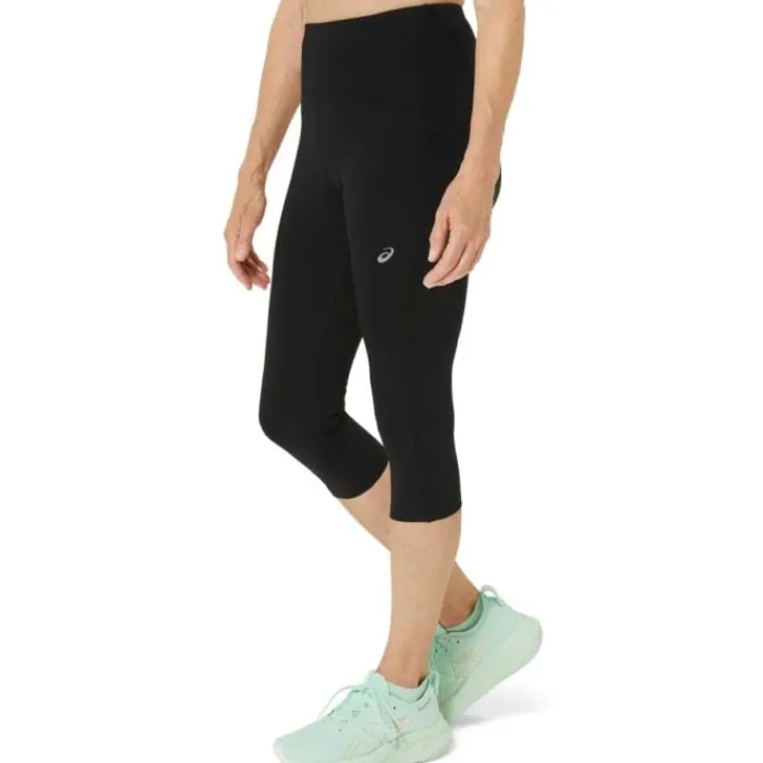 Asics Running Shorts^Road High Waist Capri Tight Black