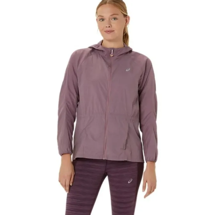 Asics Running Jackets^Road Packable Jacket Purple