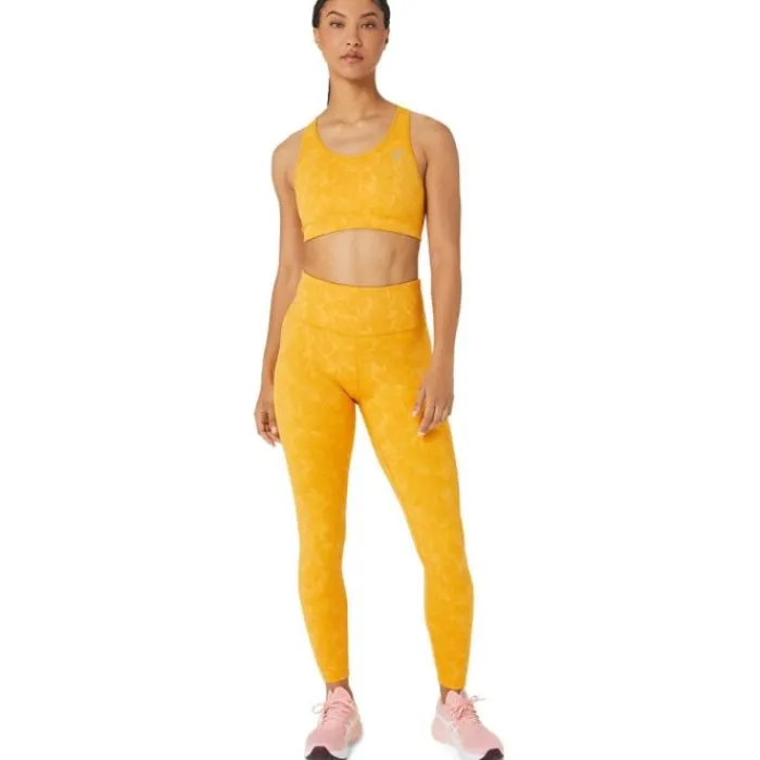 Asics Running Leggings & Pants^Runkoyo Jacquard Tight Yellow