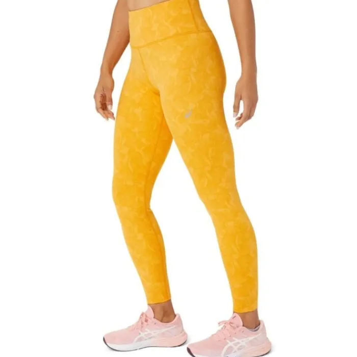 Asics Running Leggings & Pants^Runkoyo Jacquard Tight Yellow