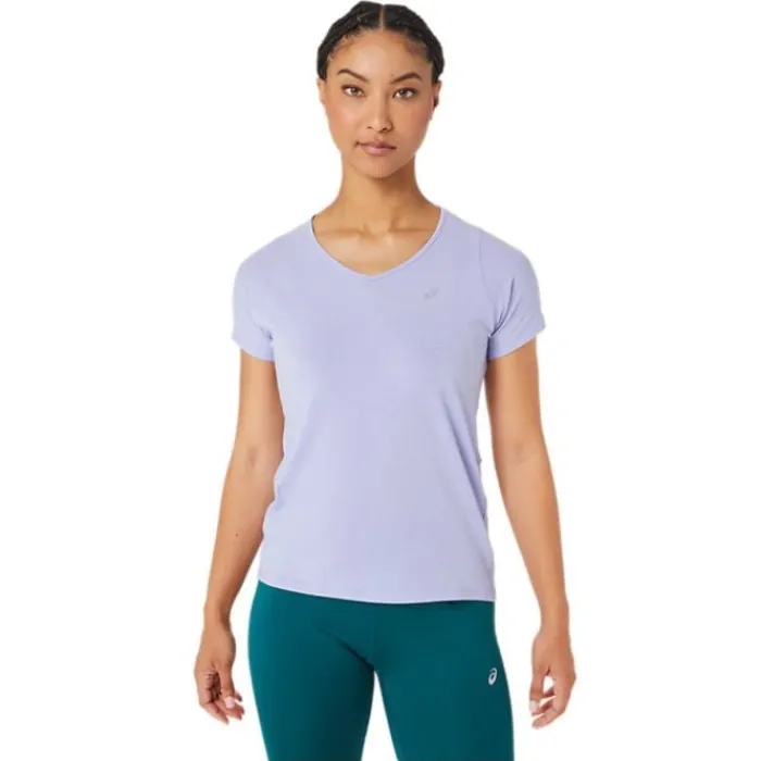 Asics Running Tops & T-shirts^V-Neck SS Top Purple