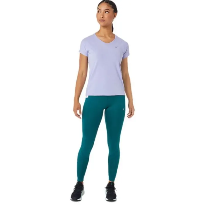 Asics Running Tops & T-shirts^V-Neck SS Top Purple
