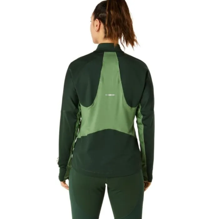 Asics Running Tops & T-shirts^Winter Run 1/2 Zip Midlayer Green