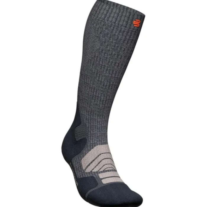 Bauerfeind Socks | Running Socks^Outdoor Merino Compression Socks High Cut Grey