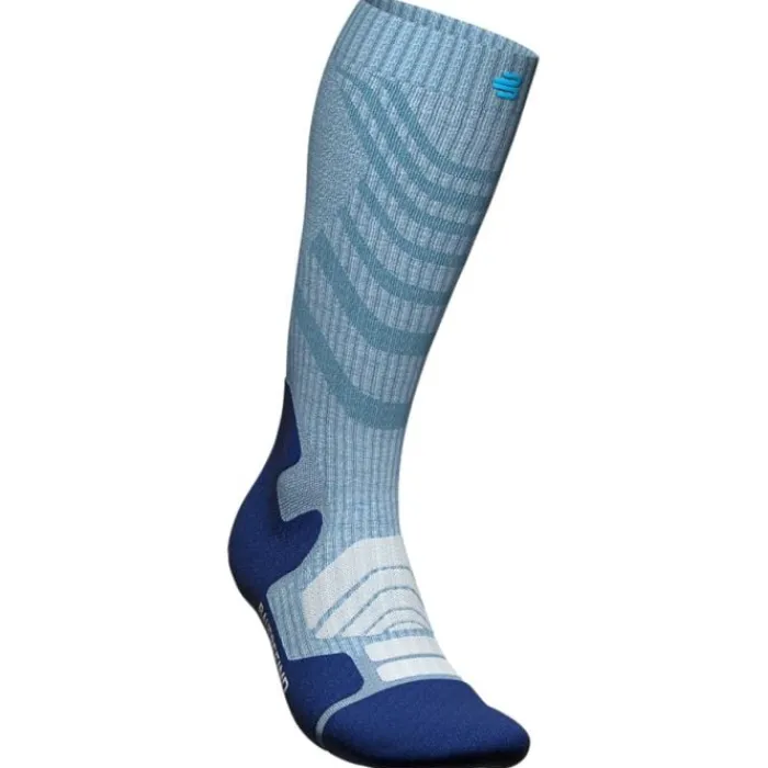 Bauerfeind Socks | Running Socks^Outdoor Merino Compression Socks High Cut Blue