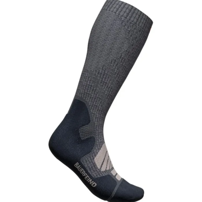 Bauerfeind Socks | Running Socks^Outdoor Merino Compression Socks High Cut Grey