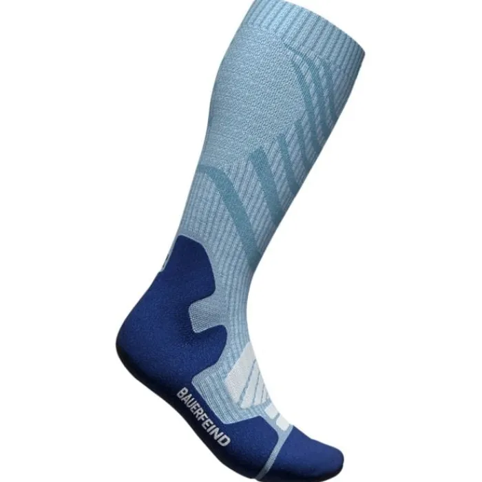 Bauerfeind Socks | Running Socks^Outdoor Merino Compression Socks High Cut Blue