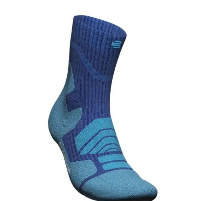 Bauerfeind Socks | Running Socks^Outdoor Merino Compression Socks Mid Cut Blue
